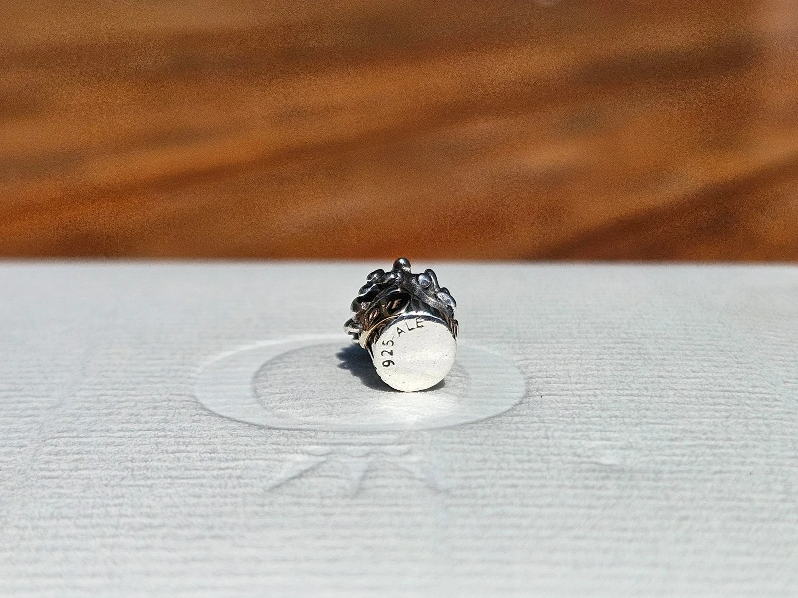 Buquê de pingentes Pandora em ouro bicor 14k – photo 4